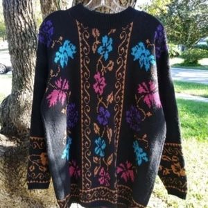 Dana Scott Vintage Oversized Grandma Sweater